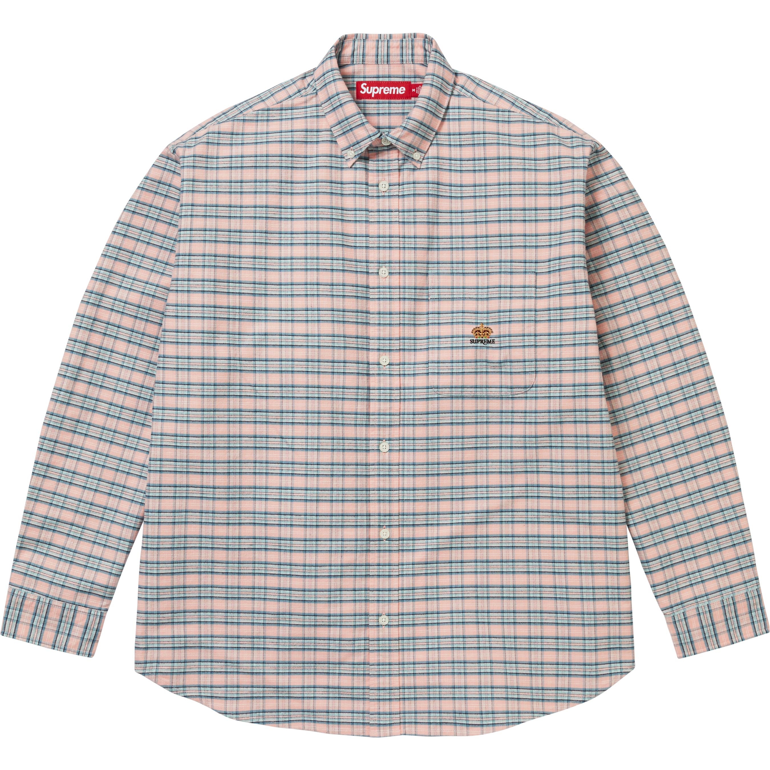 Loose Fit Flannel Oxford Shirt view 6